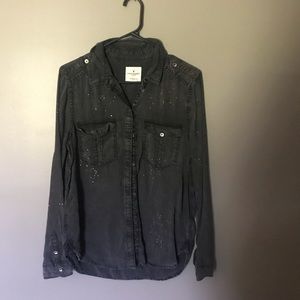 AE edgy vintage button down